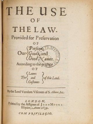 The Elements of the Common Lawes of England, Branched into a Double...