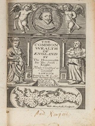 Item #80181 The Common-Wealth of England, And the Manner of Government Thereof. Sir Thomas Smith