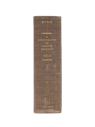 A Bibliography of Illinois Imprints: 1814-58