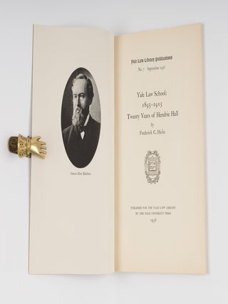 Yale Law School: 1895-1915, Twenty Years of Hendrie Hall. No. 7.