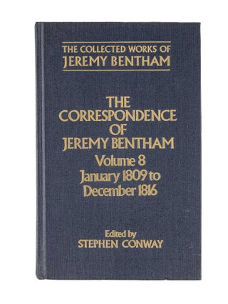 Item #80659 The Correspondence of Jeremy Bentham: Volume 8, January 1809 to. Jeremy Bentham,...