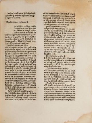 Modus Legendi Abbreviaturas [Bound with] Super Arboribus, both 1478.