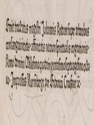 Modus Legendi Abbreviaturas [Bound with] Super Arboribus, both 1478.
