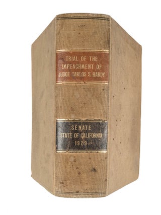 The Senate of the State of California Sitting as a High Court of...