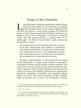 Histories of Legal Literature, A Hundred Years of English-Language...