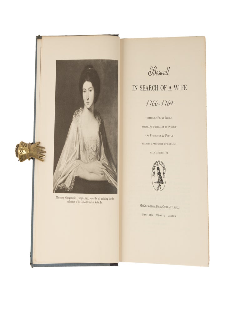 Item #81061 Boswell in Search of a Wife. 1766-1769. James Boswell, Frank Brady, Frederick A. Pottle.