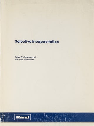 Selective Incapacitation.