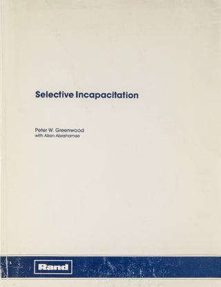 Selective Incapacitation.