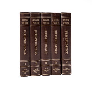 Item #81318 Jurisprudence. 5 Volumes. 1959. First edition. Roscoe Pound