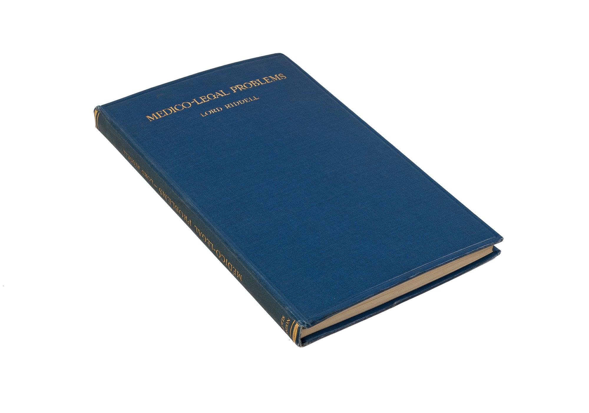 Medico-Legal Problems | Lord Riddell