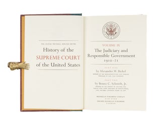 Item #81616 The History of the Supreme Court of the United States. Vol. 9, The. Alexander The...