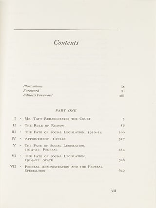 The History of the Supreme Court of the United States. Vol. 9, The...