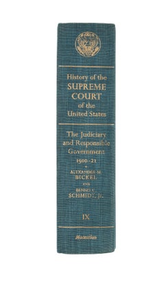 The History of the Supreme Court of the United States. Vol. 9, The...
