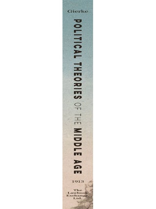 Political Theories of the Middle Age, Translated with an...