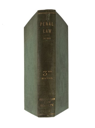 Principles of Penal Law. 3rd Edition, London, 1775.