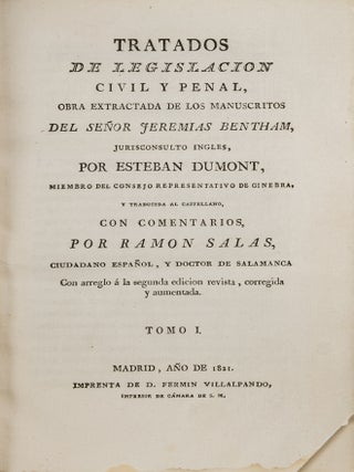 Tratados de Legislacion Civil y Penal, Obra Estractada de los...