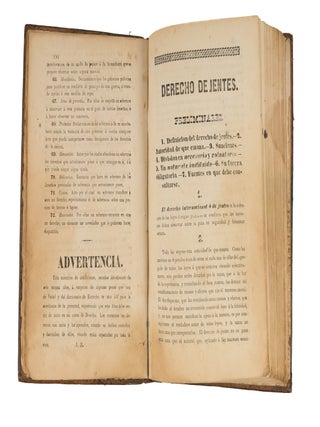Item #82099 Principios de Derecho de Jentes, Reimpresiones en Sucre con. Andres Bello