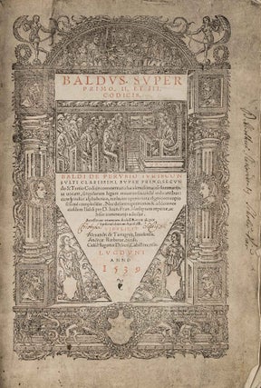Item #82145 Super Primo, II et III Codicis: Baldi de Perusio Iurisconsulti. Baldus de Ubaldis,...