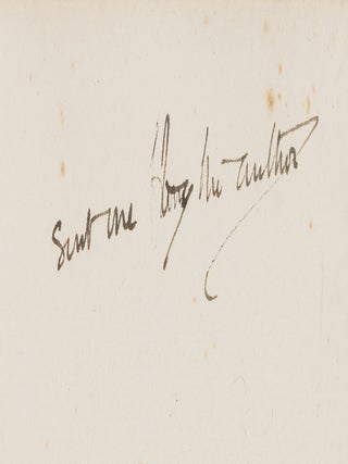 Speeches, 1900, Inscribed by Oliver Wendell Holmes, Jr.