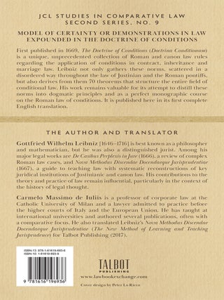 Model of Certainty, Or Demonstrations in Law Expounded in the Doctrine