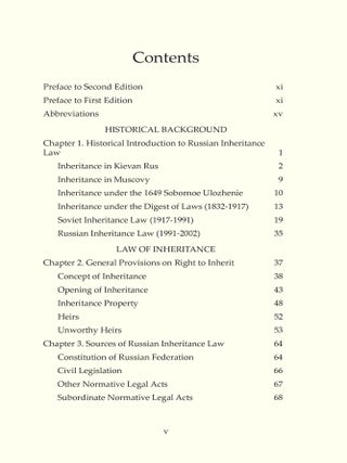 Russian Inheritance Law. Second Revised edition, 2025.