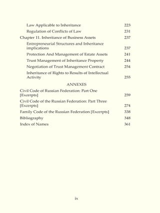 Russian Inheritance Law. Second Revised edition, 2025.