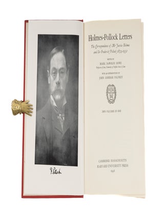 Item #82362 Holmes-Pollock Letters: The Correspondence of Mr. Justice Holmes. Oliver Wendell...