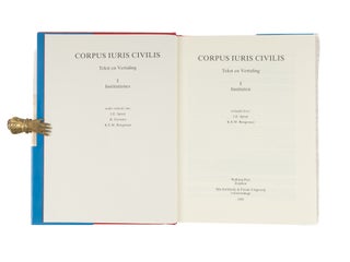 Item #82446 Corpus Iuris Civilis. Tekst en Vertaling. 12 Vols. Complete set. J. E. Spruit, R....
