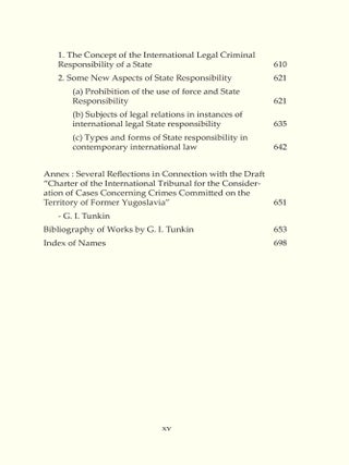 G.I. Tunkin: Selected Works.