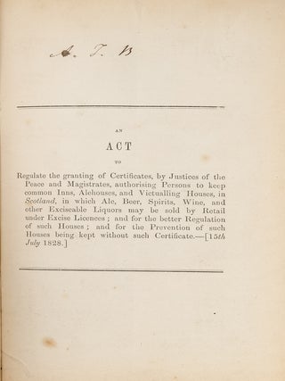 Item #82514 Fifteen Pamphlets with Acts Relating to Scotland, 1828-1865. Scotland, Statutes