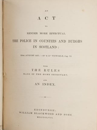 Fifteen Pamphlets with Acts Relating to Scotland, 1828-1865.