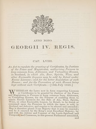 Fifteen Pamphlets with Acts Relating to Scotland, 1828-1865.