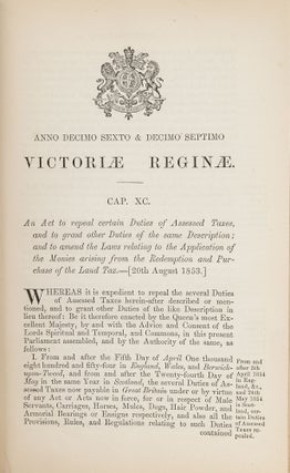 Fifteen Pamphlets with Acts Relating to Scotland, 1828-1865.