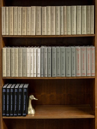 Item #82532 New York State Legislative Annual. 49 Vols. 1952-1962; 1964-1977. Inc New York...