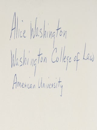 American Constitutional Law. First edition. Mineola, 1978.