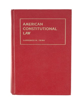 American Constitutional Law. First edition. Mineola, 1978.