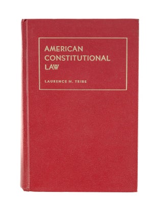 American Constitutional Law. First edition. Mineola, 1978.