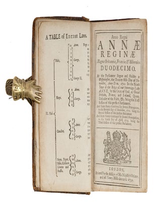 Item #82643 Anno Regni Annae Regiae Magnae Britanniae, Franciae, 7 Acts in all. Great Britain,...