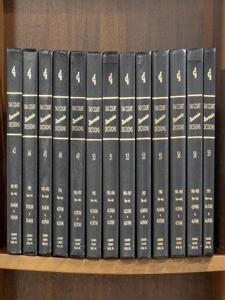 Tax Court Memorandum Decisions. 13 Miscellaneous Vols. 1981-1990. Commerce Clearing House.