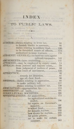 Laws of the State of Mississippi, Passed at a Regular Session...1865.