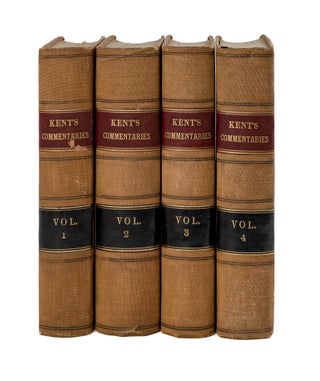 Item #82782 Commentaries on American Law, 10th Edition, 4 Volumes. James Kent