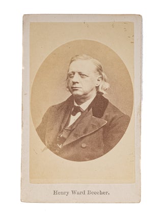 Item #83003 Carte de Visite of Henry Ward Beecher. Henry Ward Beecher