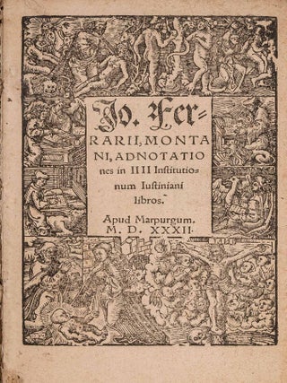 Adnotationes in IIII Institutionum [with] Libri Dialecticae Legalis...