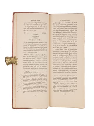 Mr. Justice Miller and the Supreme Court, Charles Fairman's Copy.