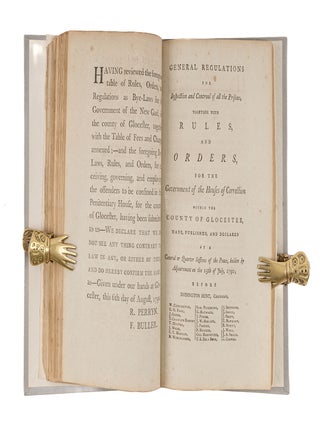 General Regulations for Inspection and Controul of All the Prisons...