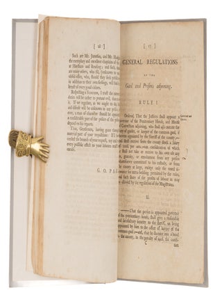 General Regulations for Inspection and Controul of All the Prisons...