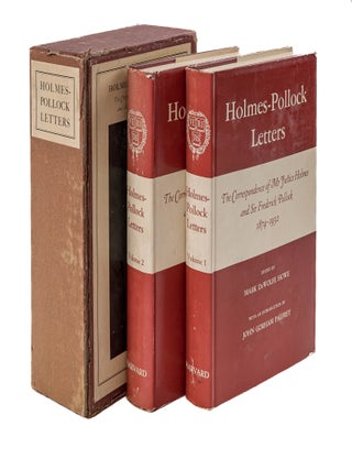 Holmes-Pollock Letters: The Correspondence of Mr. Justice Holmes...