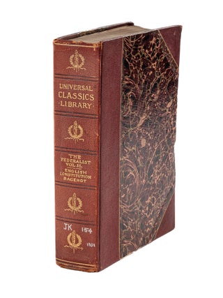 The Federalist: A Commentary on the Constitution of the...Vol II only