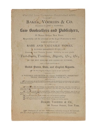 The Bankrupt Law, Passed by the Thirty-Ninth Congress, March, 1867.