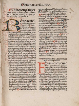 Casus Longi Super Quinque Libros Decretalium. Strasbourg, 1484.